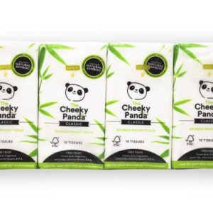 The Cheeky Panda Bamboo zakdoekjes 8 x 10 stuks