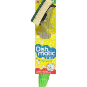 Dishmatic  Schuursponsborstel met dispenser