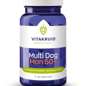 Vitakruid Multi Dag Man 50+ 100% Vegan
