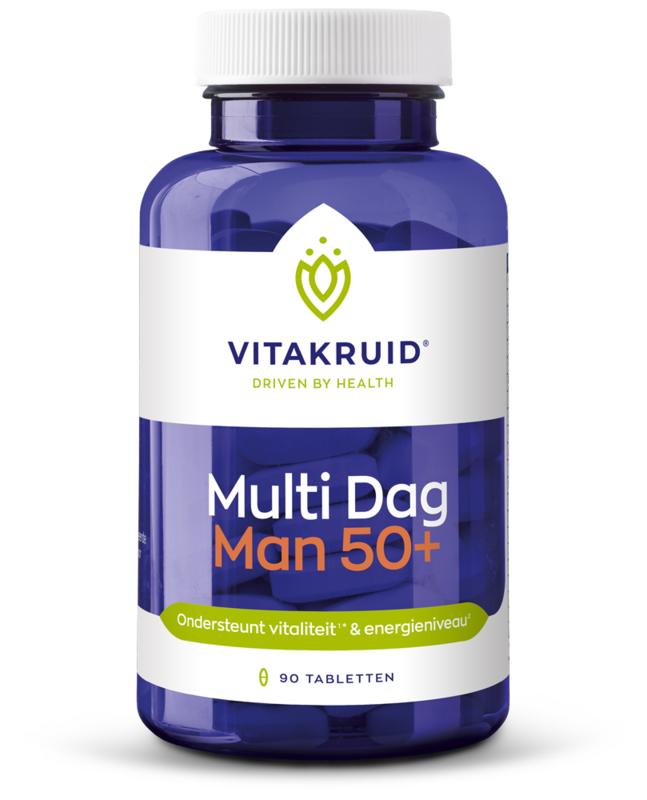 Vitakruid Multi Dag Man 50+ 100% Vegan