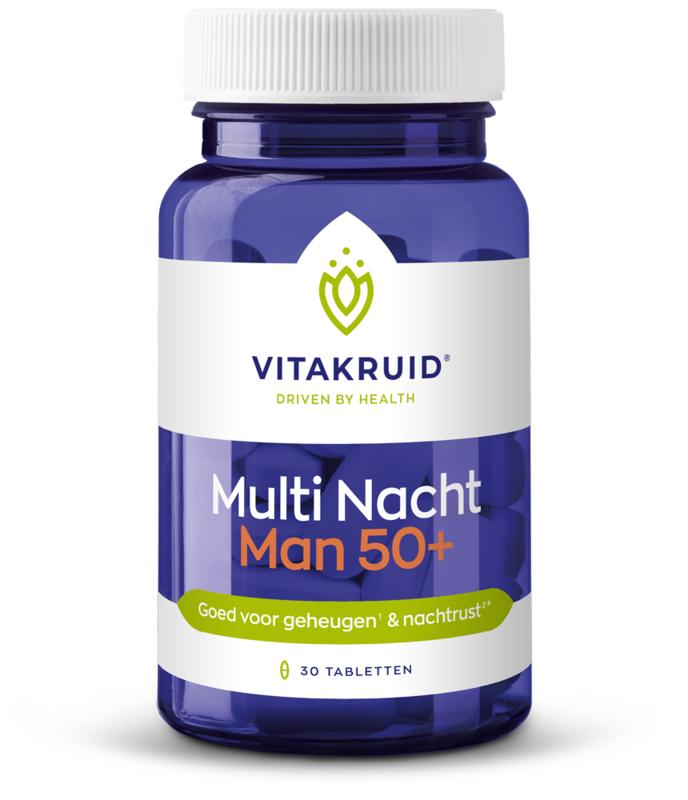 Vitakruid Multi Nacht Man 50+ 100% Vegan