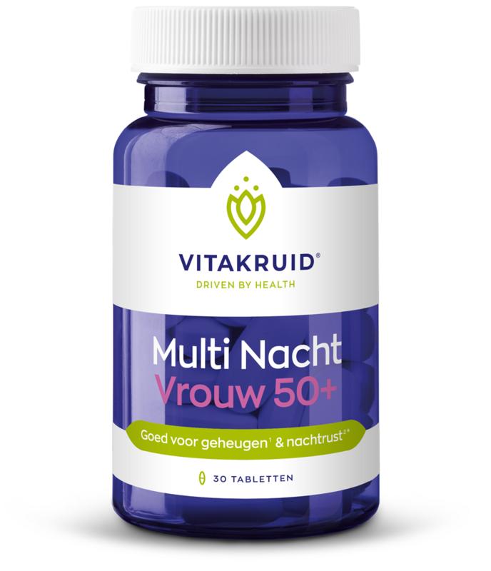 Vitakruid Multi Nacht Vrouw 50+ 100% Vegan