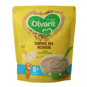 Olvarit Ontbijtpap tarwe en rogge 8+ maanden