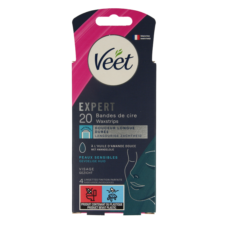 Veet Expert koude waxstrips gezicht
