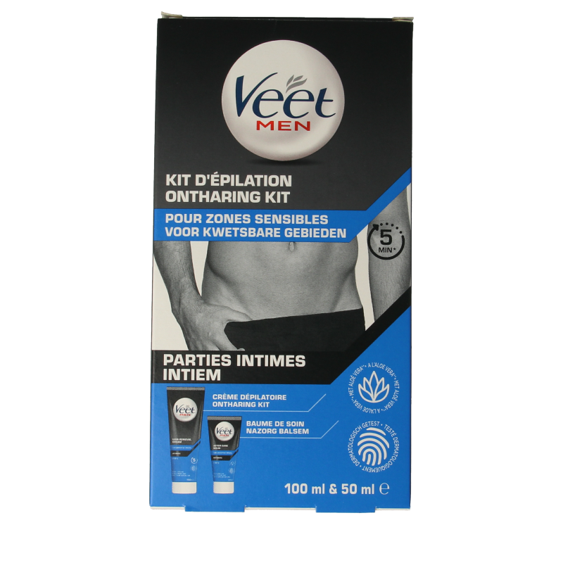 Veet Men hair removal kit intimate body parts
