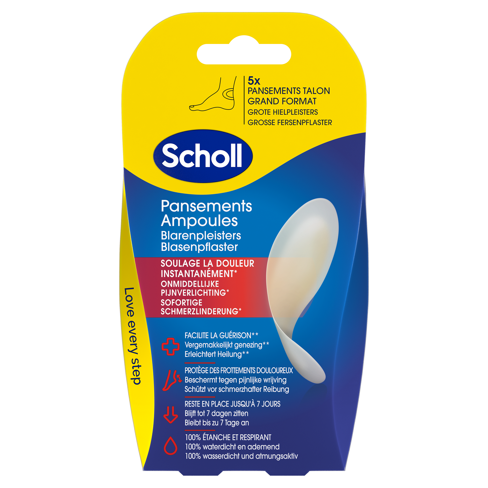 Scholl Blarenpleister hiel large
