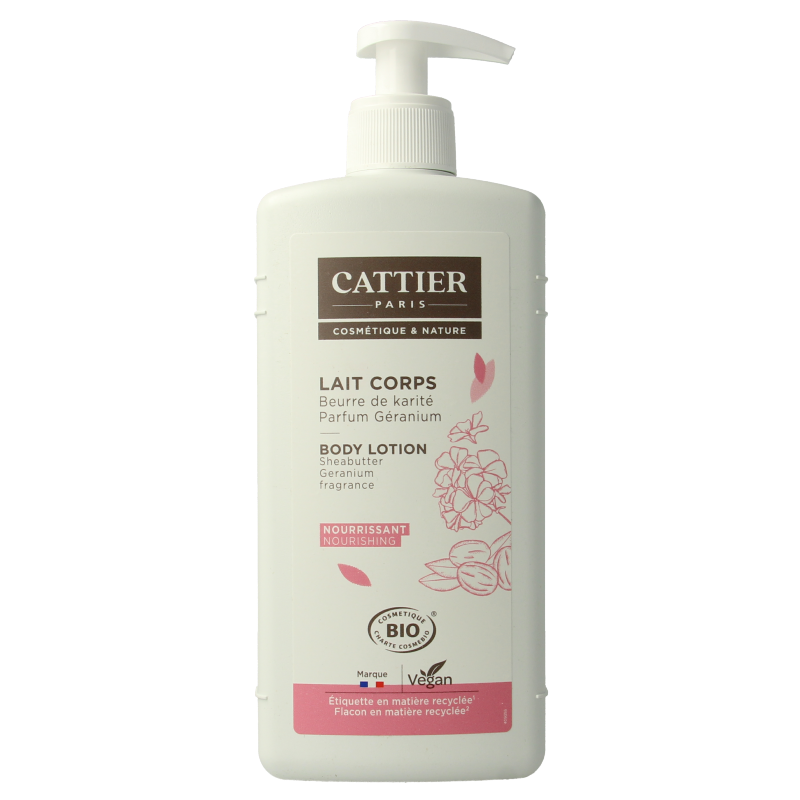 Cattier Body milk shea butter/geranium