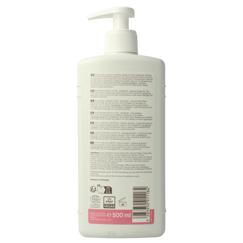 Cattier Body milk shea butter/geranium - Afbeelding 2