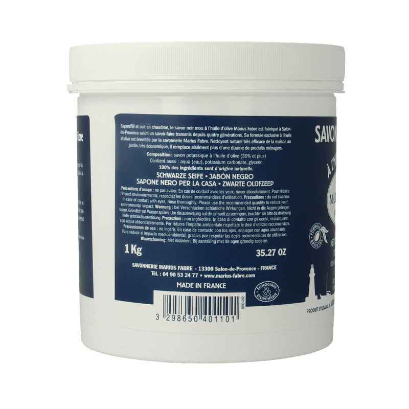 Marius Fabre Savon noir lavoir zwarte zeep pot - Afbeelding 2