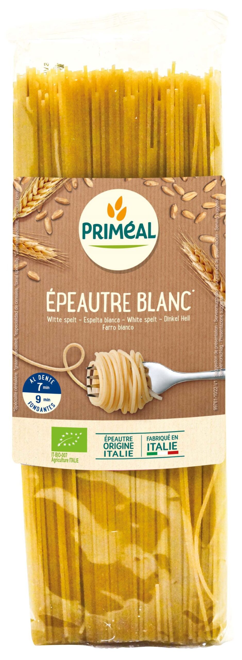 Primeal Spelt spaghetti wit bio