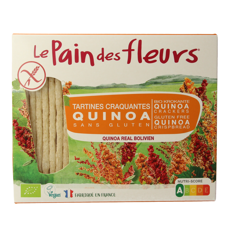 Pain Des Fleurs Quinoa crackers bio