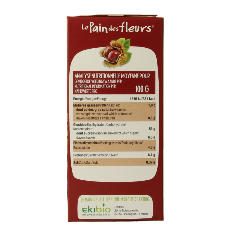 Pain Des Fleurs Tamme kastanje crackers bio - Afbeelding 4