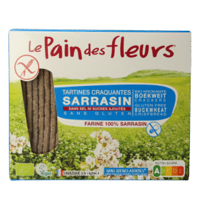 Pain Des Fleurs Boekweit crackers zonder zout en suiker bio