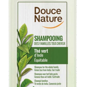 Douce Nature Shampoo glanzend haar met groene thee familie bio