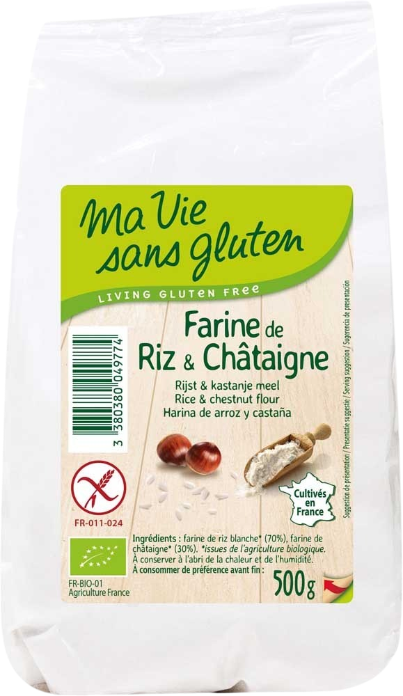Ma Vie Sans Rijst & kastanjemeel - glutenvrij - bio