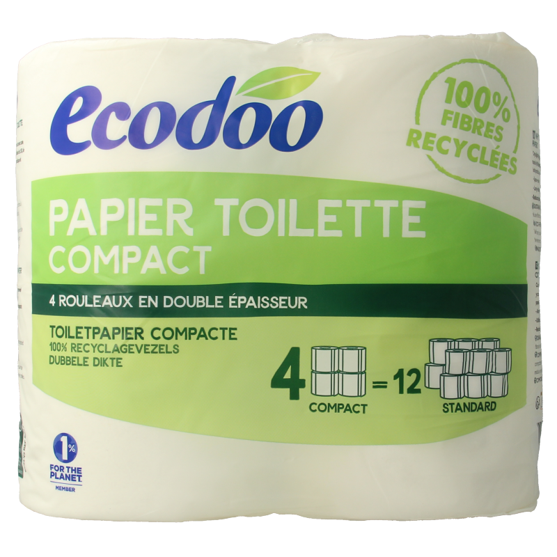 Ecodoo Toiletpapier compact ecologisch bio