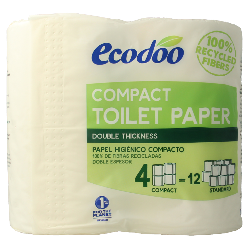 Ecodoo Toiletpapier compact ecologisch bio - Afbeelding 3