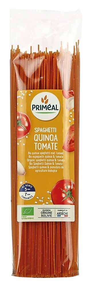 Primeal Organic spaghetti tarwe quinoa tomaat bio