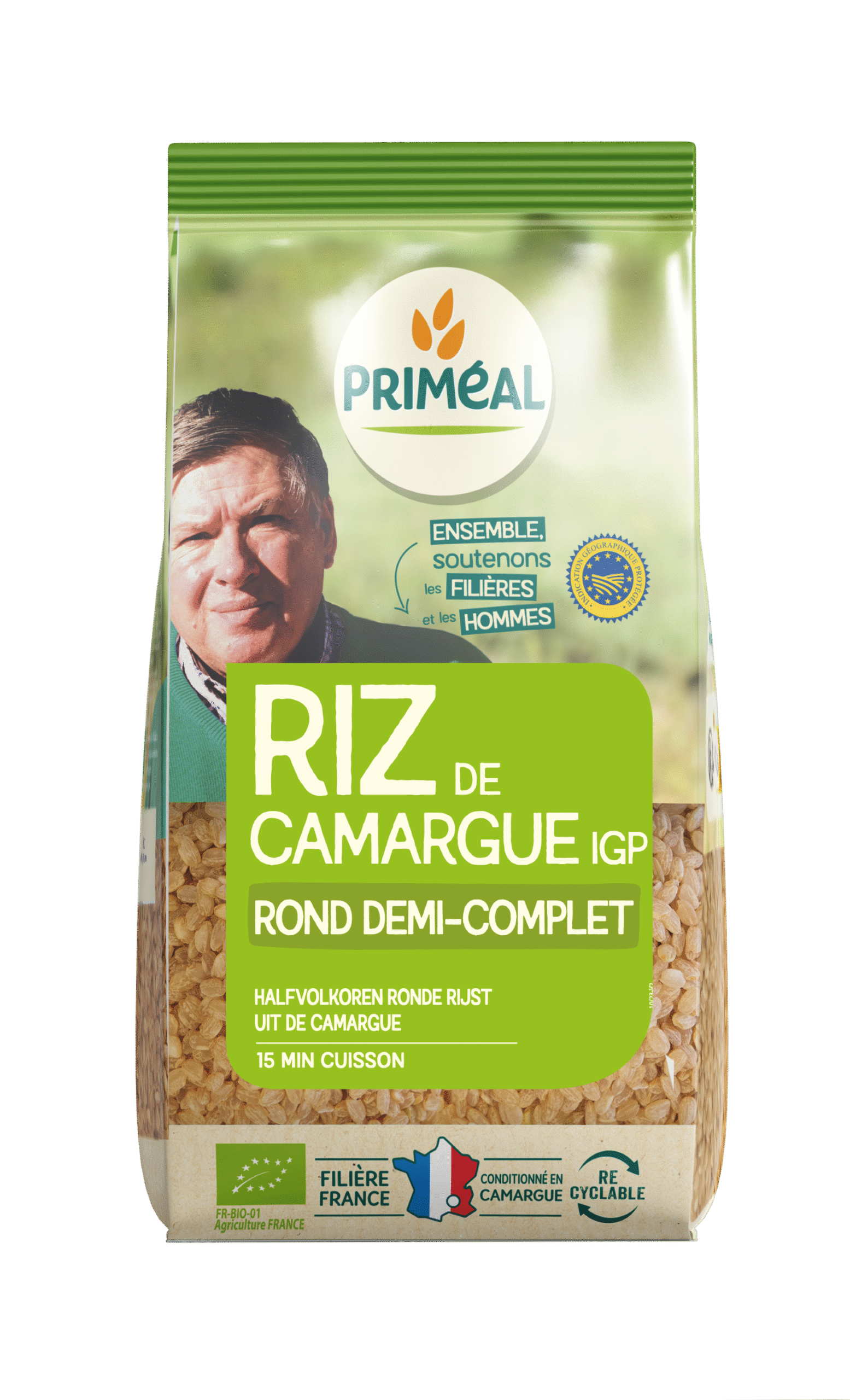 Primeal Halfvolkoren ronde rijst camargue bio
