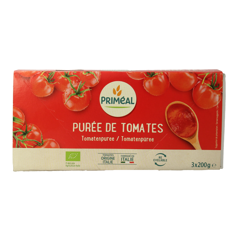 Primeal Tomatenpuree passata 200 gram bio
