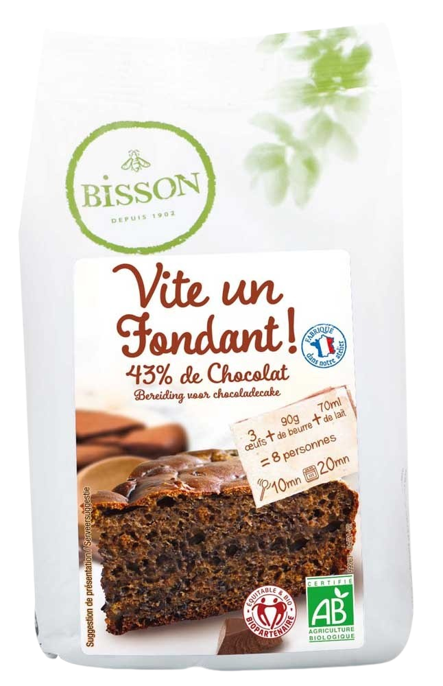 Bisson Bakmix voor chocoladecake bio