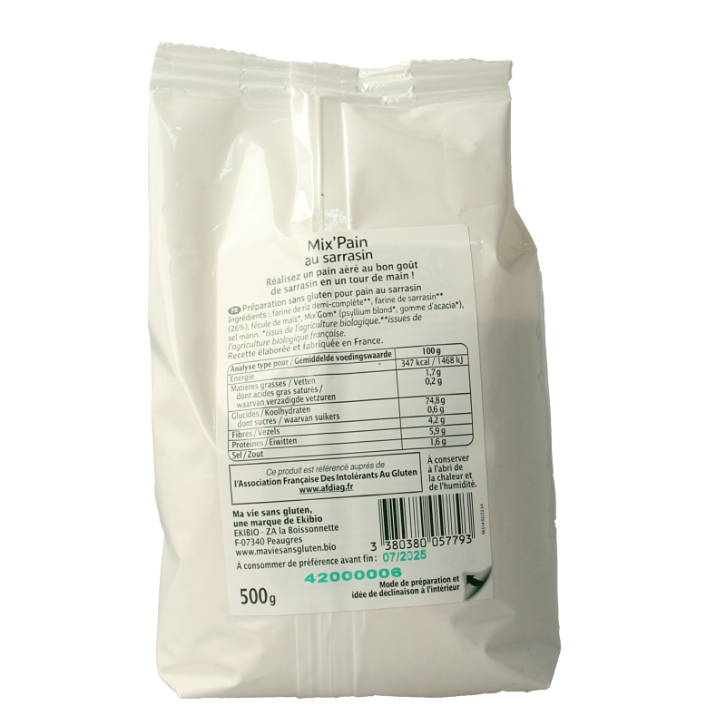 Ma Vie Sans Broodmeel met boekweit glutenvrij bio - Afbeelding 2