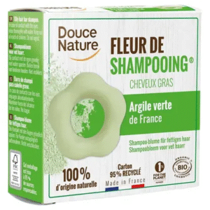 Douce Nature Shampoo bar vet haar met groene klei bio