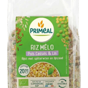 Primeal Rijst met spliterwten en lijnzaad bio
