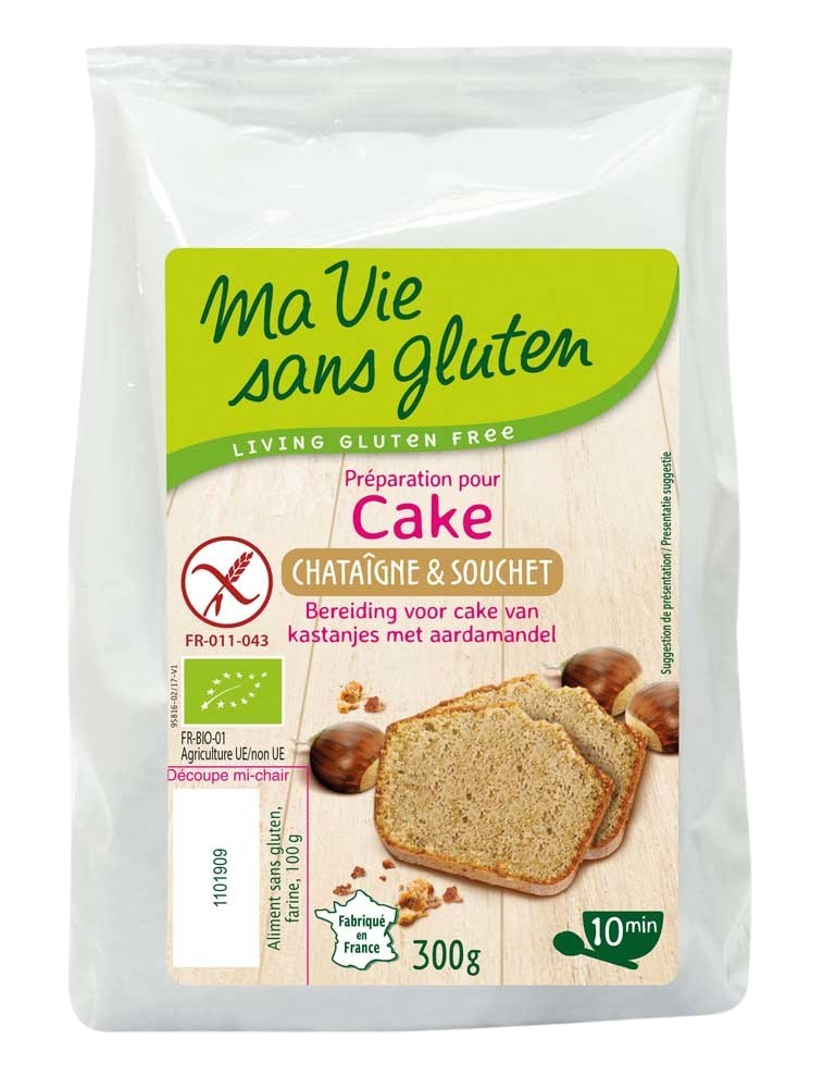 Ma Vie Sans Amandel kastanje cakemix glutenvrij bio