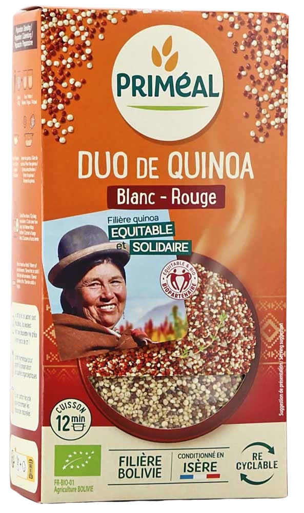 Primeal Quinoa duo wit en rood bio