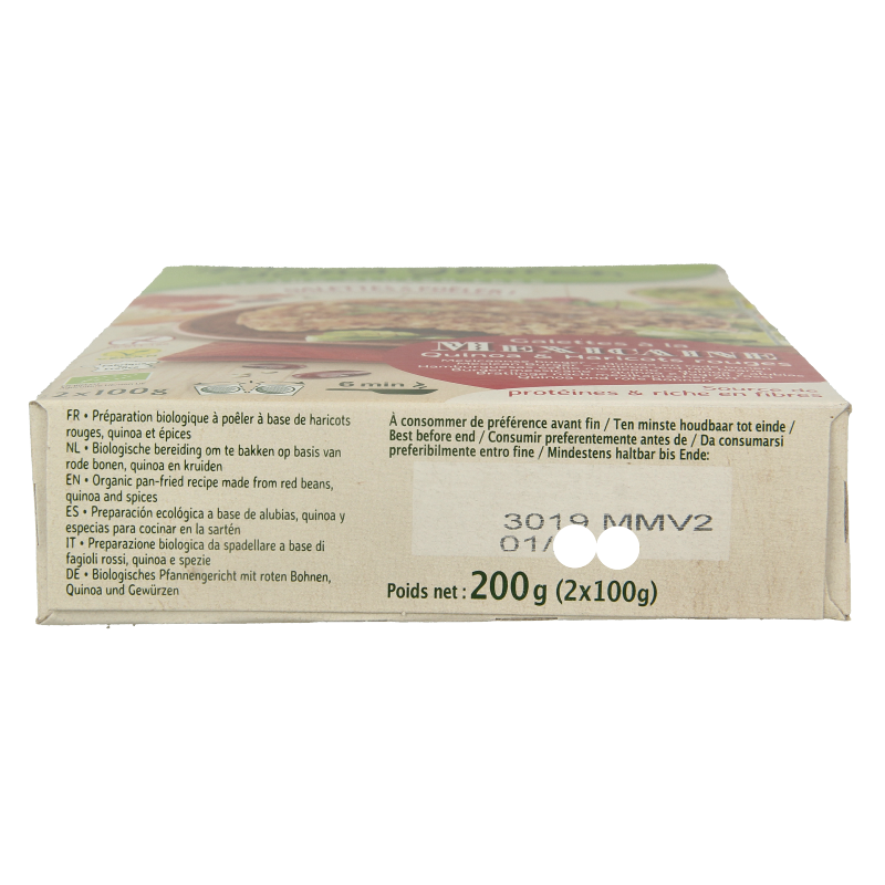Ma Vie Sans Mexicaanse quinoaburgers 2 x 100g glutenvrij bio - Afbeelding 5
