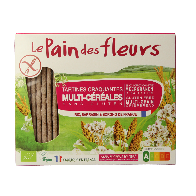 Pain Des Fleurs Meergranen crackers bio