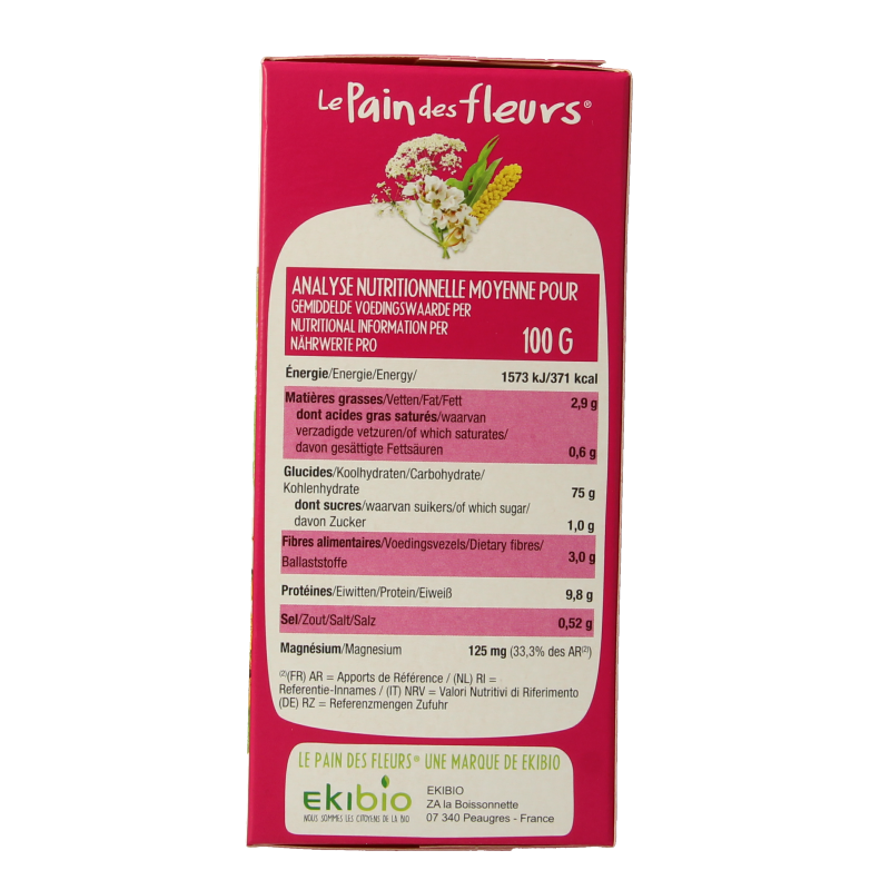 Pain Des Fleurs Meergranen crackers bio - Afbeelding 4