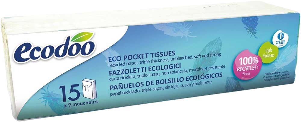 Ecodoo Tissues/zakdoekjes bio