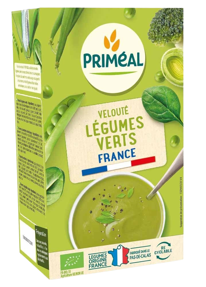 Primeal Veloute gebonden soep groene groenten bio