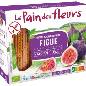 Pain Des Fleurs Krokante bio crackers met vijg bio