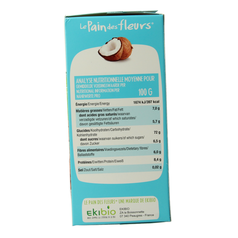 Pain Des Fleurs Krokante bio crackers met kokos bio - Afbeelding 5
