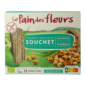 Pain Des Fleurs Krokante bio crackers met aardamandel bio