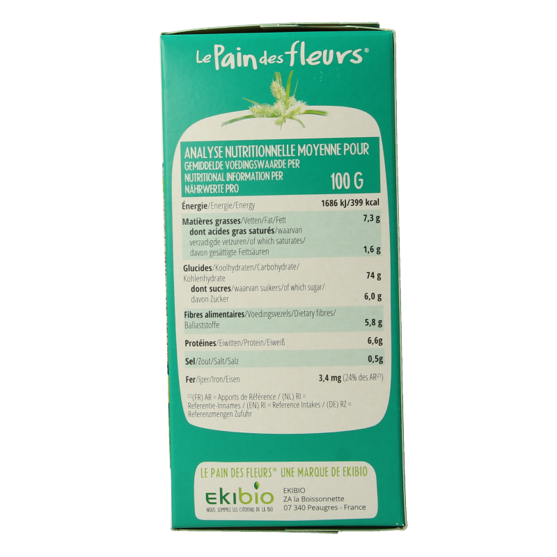Pain Des Fleurs Krokante bio crackers met aardamandel bio - Afbeelding 4