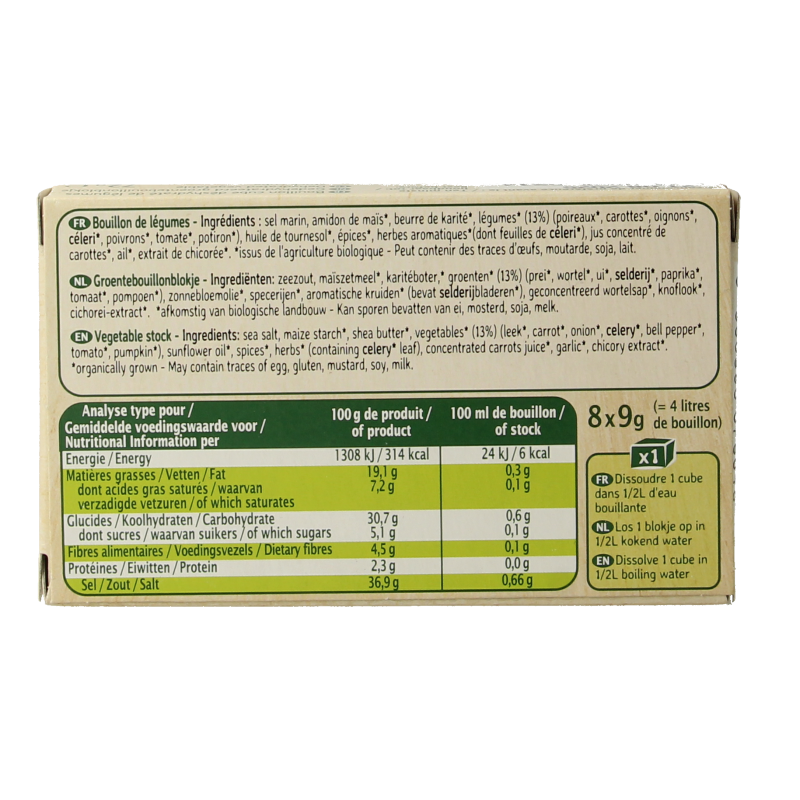 Ma Vie Sans Groentebouillon glutenvrij bio - Afbeelding 2