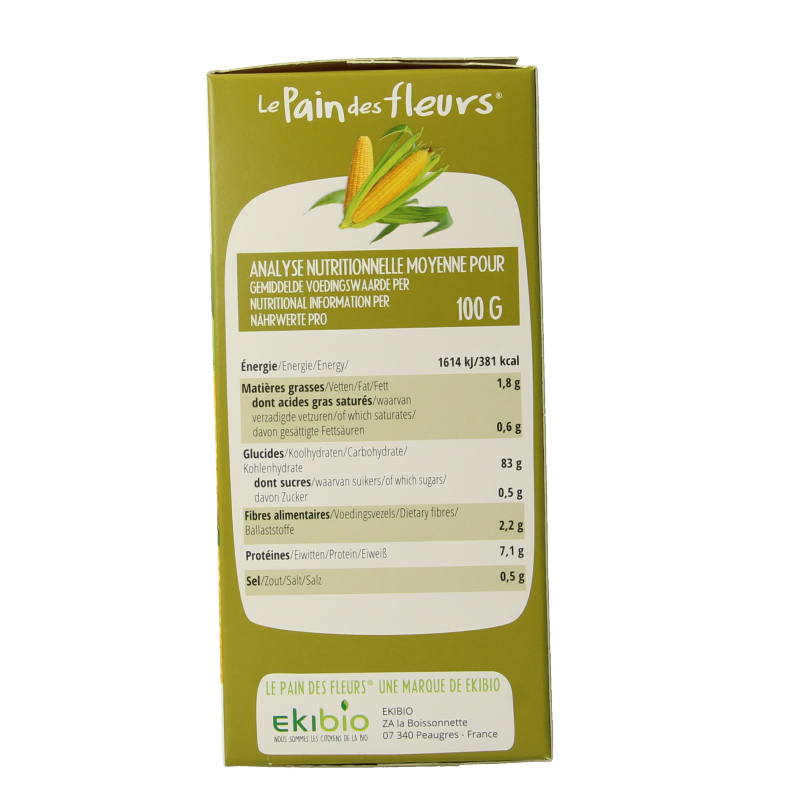Pain Des Fleurs Mais rijst crackers bio - Afbeelding 5