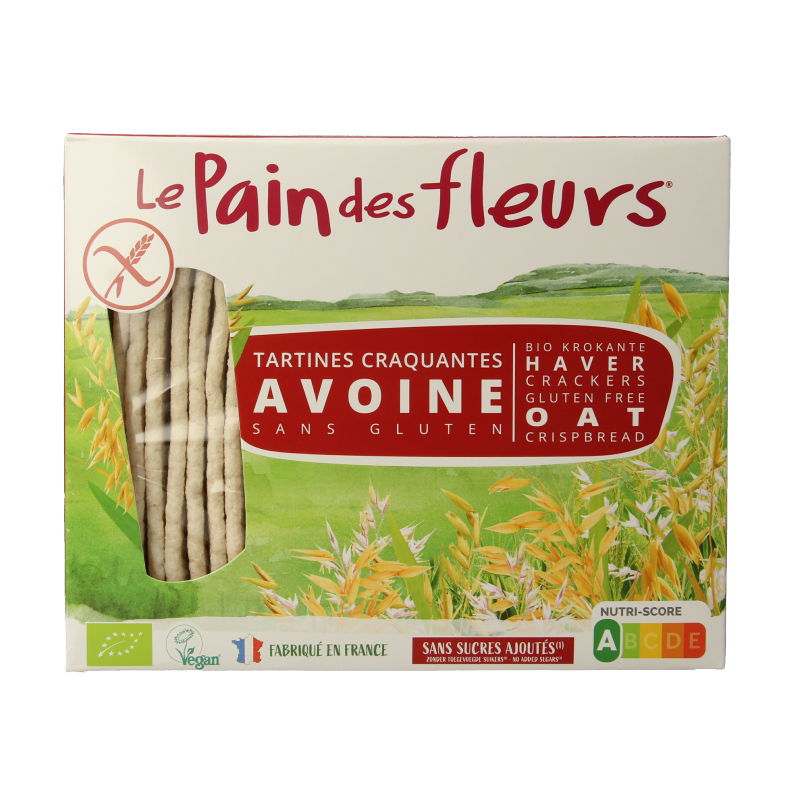 Pain Des Fleurs Haver crackers bio