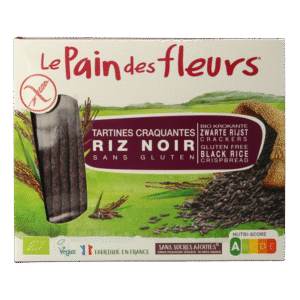 Pain Des Fleurs Zwarte rijst crackers bio