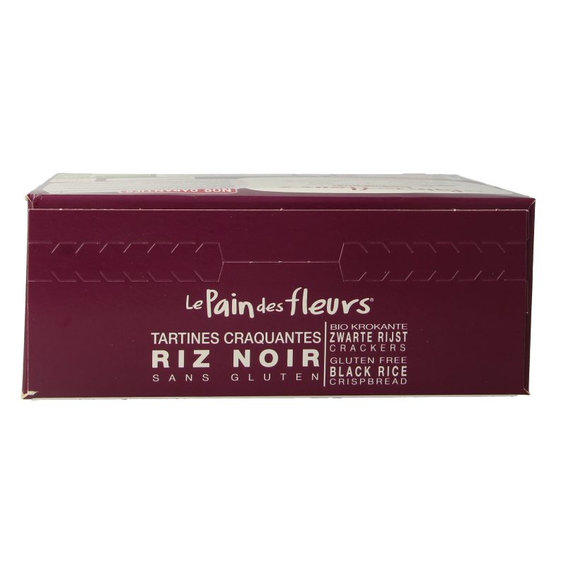 Pain Des Fleurs Zwarte rijst crackers bio - Afbeelding 3