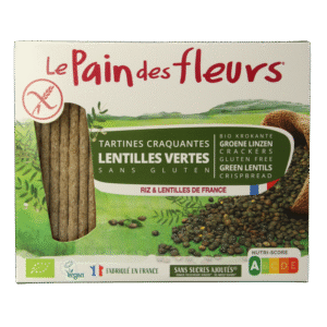 Pain Des Fleurs Crackers groene linzen bio