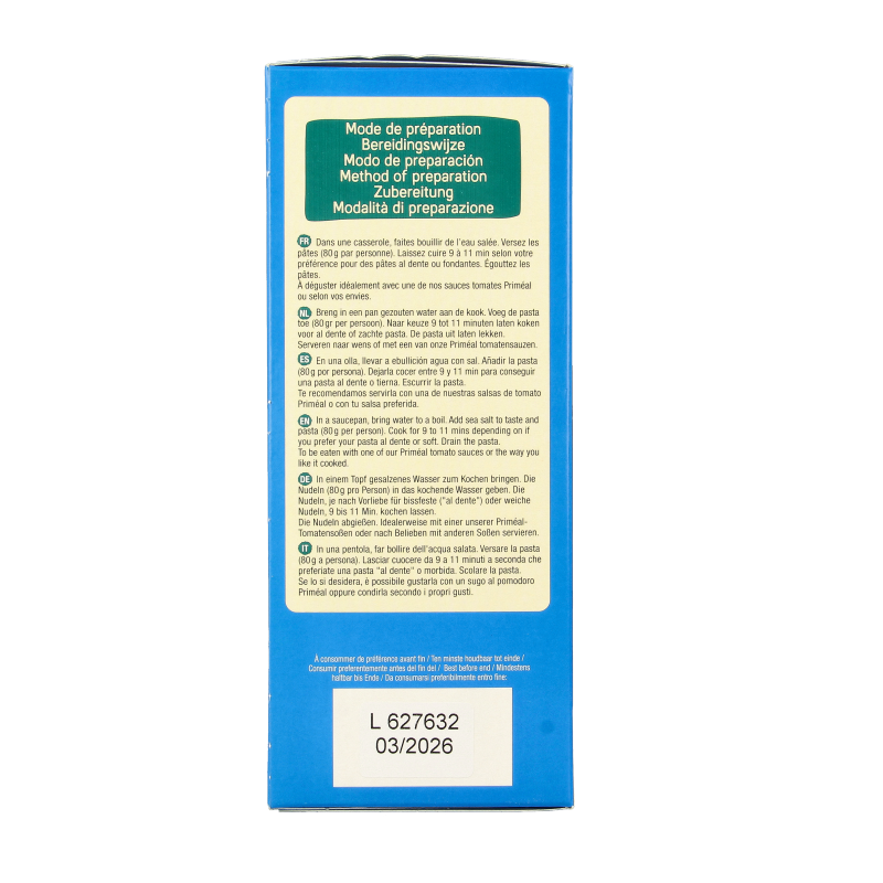 Primeal Rubanelle halfvolkoren pasta bio - Afbeelding 2