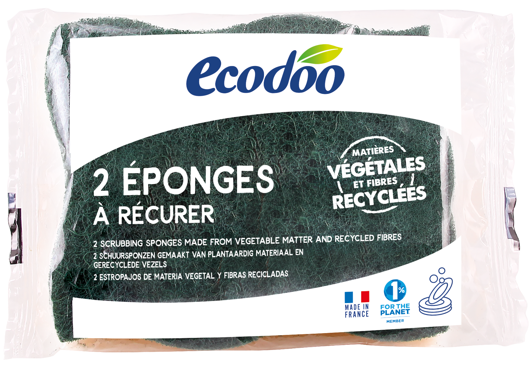 Ecodoo Schuurspons plantaardig bio