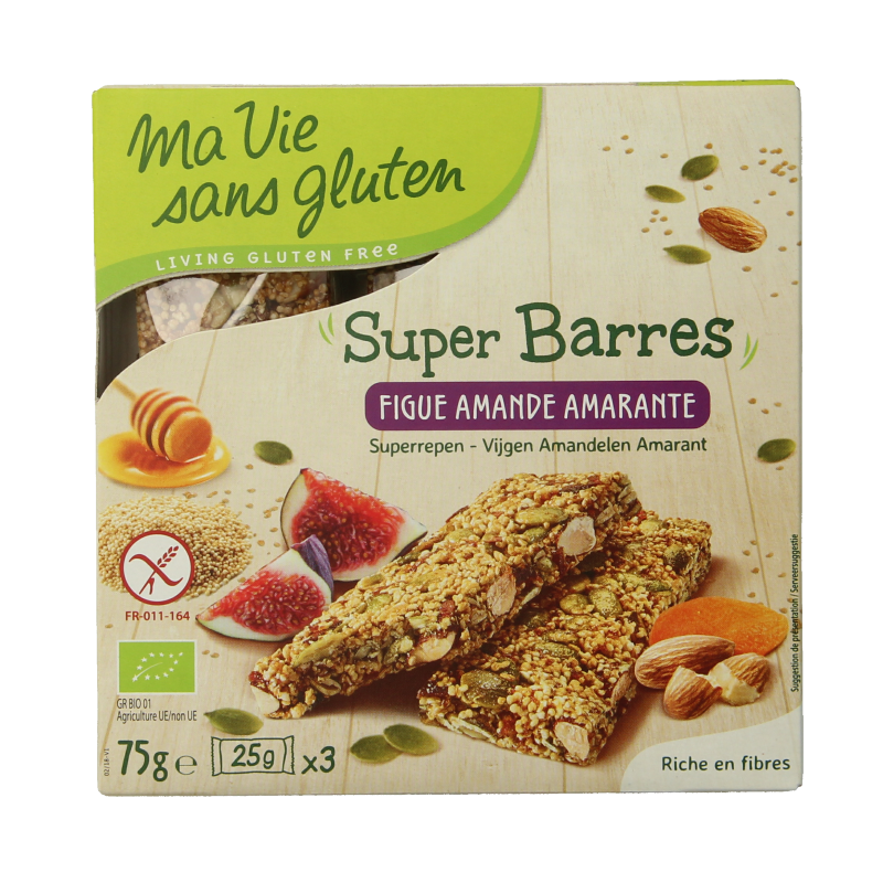 Ma Vie Sans Super repen amandel vijg amarant glutenvrij bio