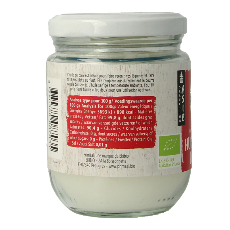 Primeal Kokosolie vegan bio - Afbeelding 2