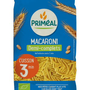 Primeal Macaroni halfvolkoren snelkook 3 minuten bio